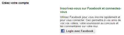 Facebook écran connexion Facebook écran connexion